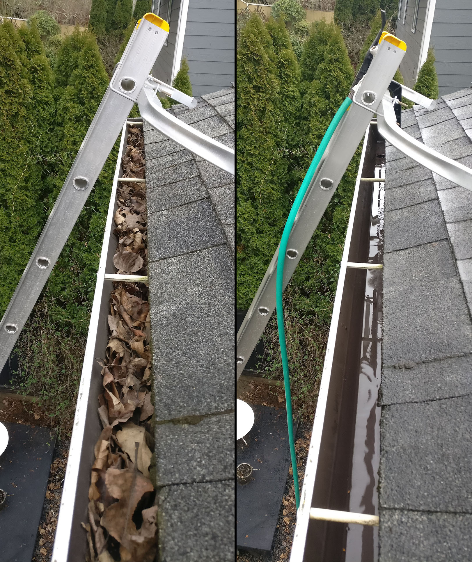 Gutter cleaning service gallery